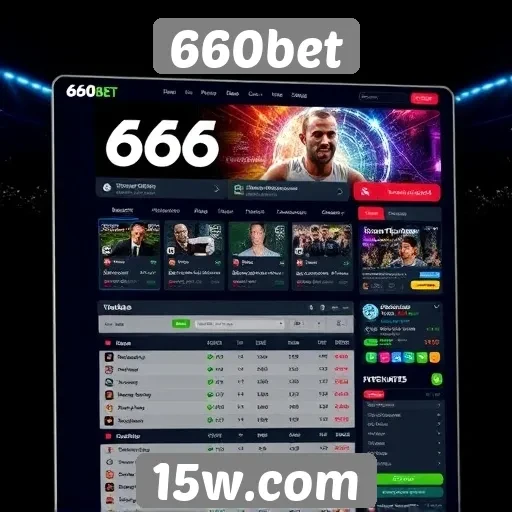 Interface do usuário do site 660bet analisada